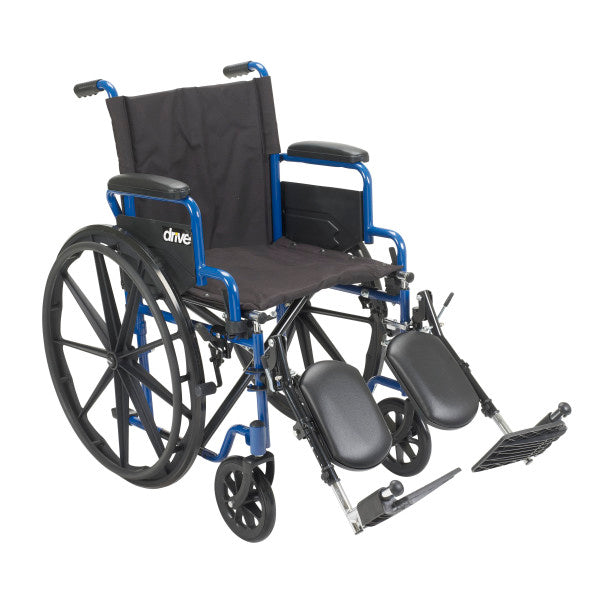 BLS18FBD-ELR BLUE STREAK WHEELCHAIR 18X16
