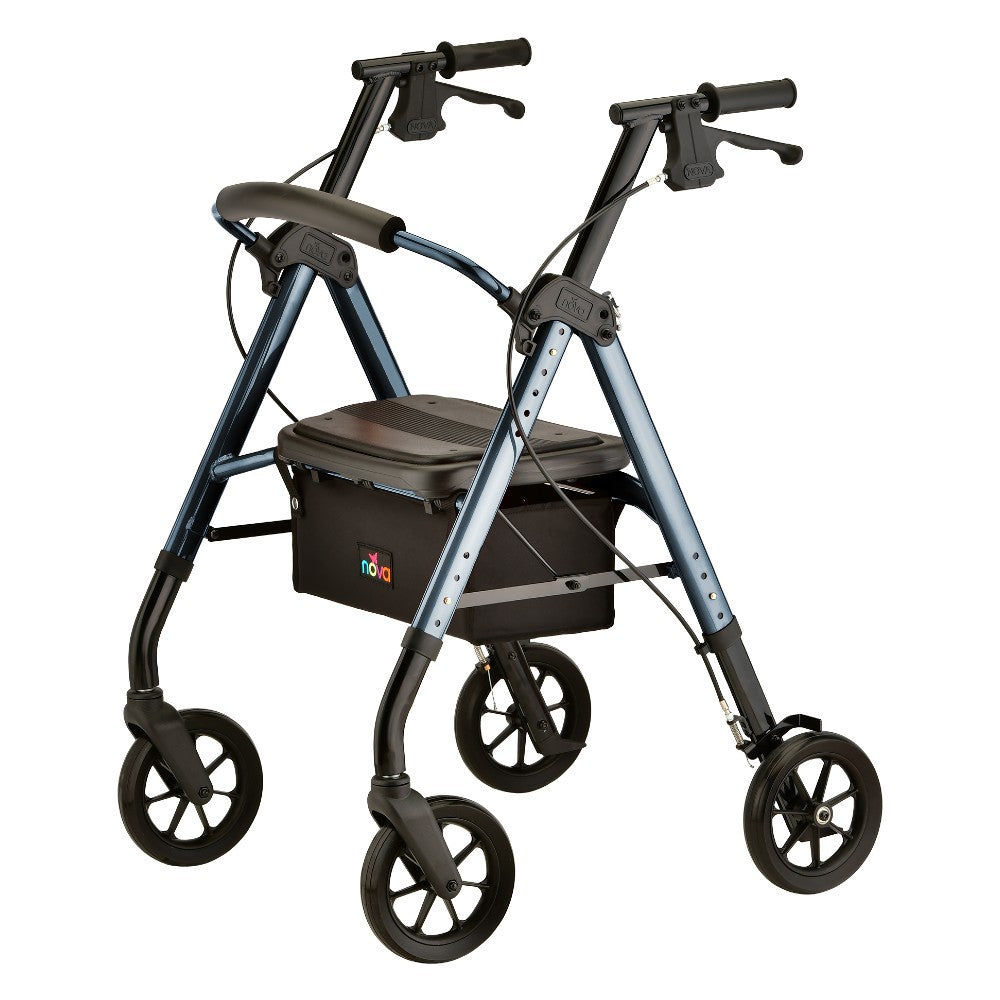 NOVA STAR 8 DX Heavy Duty Rollator, 450 lb.